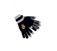 R ROGER'S Gants d'hiver tactiles Real Madrid (Adulte, Junior et Enfant), Noir , Infantil