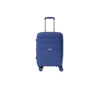 R Roncato Chariot aviateur en polypropylène, bleu, S, Valise rigide, fabriquée en polypropylène, extensible, 4 roues pivotantes