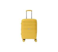 R Roncato Chariot aviateur en polypropylène, jaune, S, Valise rigide, fabriquée en polypropylène, extensible, 4 roues pivotantes