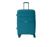 R Roncato Chariot aviateur en polypropylène, Sarcelle, L, Valise rigide, fabriquée en polypropylène, extensible, 4 roues pivotantes