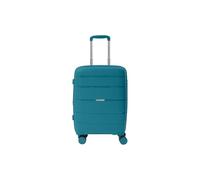 R Roncato Chariot aviateur en polypropylène, Sarcelle, S, Valise rigide, fabriquée en polypropylène, extensible, 4 roues pivotantes
