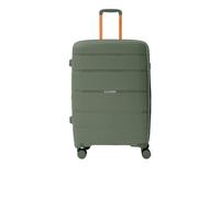 R Roncato Chariot aviateur en polypropylène, Vert/orange, L, Valise rigide, fabriquée en polypropylène, extensible, 4 roues pivotantes
