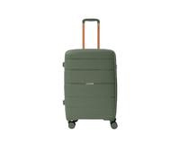R RONCATO Chariot aviateur en polypropylène, Vert/orange, M, Valise rigide, fabriquée en polypropylène, extensible, 4 roues pivotantes
