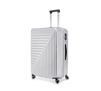 R Roncato Trolley FIBRA, extensible, argent, L, Valise rigide, extensible, roues pivotantes