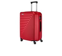 R RONCATO Trolley FIBRA, extensible, rouge, L, Valise rigide, extensible, roues pivotantes