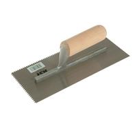 R.S.T. - Taloche crantée 5 mm Poignée en bois 11 x 4,5 po