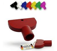 R-Satz Shop ouille compatible avec valve murale extérieure Kemper - Robinet Frosti - Robinet extérieur Frosti-Plus - Choix de 7 couleurs (rouge)