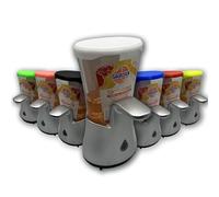 R-Satz Shop Couvercle compatible avec distributeur de savon Sagrotan No Touch - Bouchon de recharge - Couleur au choix (blanc)
