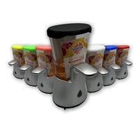R-Satz Shop Couvercle pour distributeur de savon Sagrotan No Touch - Bouchon de recharge - Couleur au choix (noir)