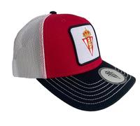 R. Sporting De Gijón Casquette de Trucker Bouclier Premium Adulte