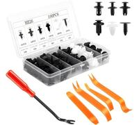 R-timer 100Pcs Clips Voiture pour VW Tiguan 3 Typ CT1 2024-, Rivets Plastique Pare-Chocs Agrafes Panneau Porte Outils Démontage Fixation