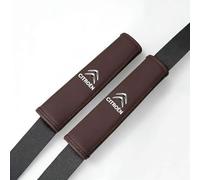 R-timer 2 PCS Ceintures Sécurité pour Citroen DS 3 Phase II/2 2014-2016,véhicules de Tourisme,Protections et Coussinets Ceinture de Sécurité,résistants à l'usure et Antidérapants,Brown