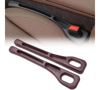 R-timer 2 Pièces Boîtes de Rangement pour Maserati Quattroporte V 2003-2012, Comblements de Fente Entre Siege Voiture Bande Organisée Empêcher Les Objets Tomber,Brown
