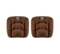 R-timer 2 Pièces Coussin de Siège de Voiture pour Smart 451 FORTWO FORFOUR Roadster 3, Coussin D'Assise Protection Siege Avant Antidérapante Accessoire Voiture,Brown