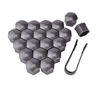 R-timer 20 Pièces Cache Ecrou pour Hyundai Tucson NX4 / Hybrid/N-Line 2021 2022 2023 2024, Écrous Cache Boulon Roue Couvre-Écrous Pneu Hexagonaux avec Jeu D'Outils Retrait,Grey-21mm