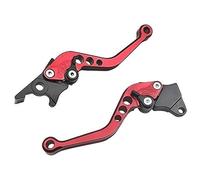R-timer 2Pcs Levier de Frein Embrayage pour Benelli Macis 150 2011 2012 2013 2014 2015 2016, Leviers de Guidon Réglables pour Moto Accessoires de Remplacement,Red-Front Disc Rear Drum Brakes
