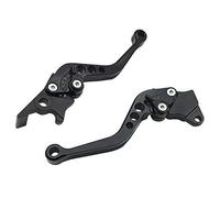 R-timer 2Pcs Levier de Frein Embrayage pour Benelli Velvet 150 2006-2014, Leviers de Guidon Réglables pour Moto Accessoires de Remplacement,Black-Front Disc Rear Drum Brakes