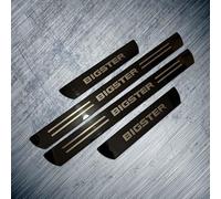 R-timer 4 Pièce Protection Seuil de Porte de Voiture pour Dacia Bigster 2025, Voiture Acier Inoxydable Plinthes de Seuil de Porte, Plinthes Autocollant