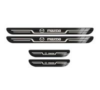 R-timer 4 Pièce Protection Seuil de Porte de Voiture pour Mazda CX-30 1 (I) DM I 2019-2025, Voiture Acier Inoxydable Plinthes de Seuil de Porte, Plinthes Autocollant,A