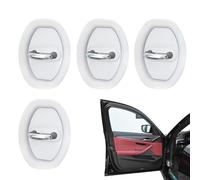 R-timer 4 Pièces Couvercle de Protection de Loquet de Porte de Voiture pour VW Multivan T7 2022-2024 2025, Amortisseur Silicone Protecteur de Serrure,White