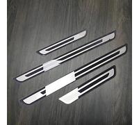 R-timer 4 Pièces Seuils de Porte pour Mitsubishi Space Star 2.GEN 2.gen 2017-2024, Protection Anti-Rayures Carrosserie Décoration Accessoire Auto Tuning, Acier Inoxydable
