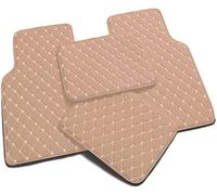 R-timer 4 Pièces Tapis de Voiture pour Fiat 500C 500L 500X Abarth 595 SS 695SS 500SS, Tapis de Sol Antidérapant pour Automobile Tapis en Velour Voiture Tous Temps pour Voiture,B