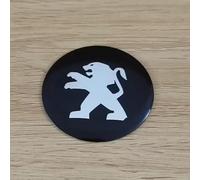 R-timer 4Pcs Centre du Moyeu de la Voiture Stickers pour Peugeot 3008 II M I 2016-2024, Cache-Moyeu, Enjoliveurs, Centre de Roue Caches Emblème