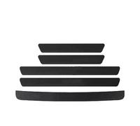 R-timer 5 Pièces Seuil de Protection Porte Fibre de Carbone Noir, Sticker Autocollant pour Citroen C4 SpaceTourer 2018-, Plinthes seuil de Porte Voiture Voiture