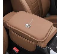R-timer Accoudoir de Voiture pour Peugeot 2008 II Active/Allure/GT Pack SUV 2019-2022 2023 2024, Coussin de Console Centrale de Voiture, Mousse Memoire Pad Box, Coussin Console Centrale,Cognac