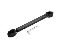 R-timer Barre de Renfort de Guidon Réglable pour Piaggio Ape 50 2002-2016, Traverse de Support Moto en Matériau Premium,Black