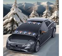 R-timer Couverture Pare-Brise Voiture pour Subaru Ascent | AB Bj.2018,4 Couches de Protection Pare Brise Hiver de Voiture,Anti Givre Neige Glace,Repliable,Bla-CK