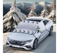 R-timer Couverture Pare-Brise Voiture pour Subaru Forester III/3 2010-2013,4 Couches de Protection Pare Brise Hiver de Voiture,Anti Givre Neige Glace,Repliable,Silv-ER