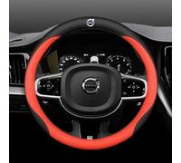 R-timer Couvre Volant Voiture pour Volvo XC60 XC90 V60 S60 V90 S90 2017-2024 2025, Respirant Protection Volant Voiture, Accessoire Voiture Interieur, Housse Souple Antidérapante,E