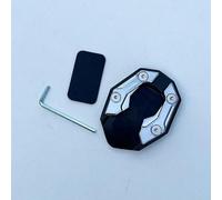 R-timer Élargisseur de Béquille Latérale pour Triumph Thunderbird Storm 2011-2019, Extension de Support de Moto en Matériau Spécial, Plaque de Stationnement,Silver