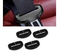 R-timer Housse de Protection en 4 Pièces pour Boucles pour Skoda Kodiaq (7 Seats) 2017-2024, Protection pour Verrou de Ceinture de Sécurité, Pièces Intérieures Anti-Rayures pour Voiture