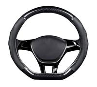 R-timer Housse de Volant Voiture pour Skoda Scala 2019-2023 | Texture Cuir De Vachette, Surface Respirante Agréable, Prise En Main Antidérapante, Conception Résistante À L'usure