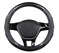 R-timer Housse de Volant Voiture pour Skoda Scala 2019-2023 | Texture Cuir De Vachette, Surface Respirante Agréable, Prise En Main Antidérapante, Conception Résistante À L'usure