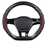 R-timer Housse de Volant Voiture pour Skoda Scala 2019-2023 | Texture Cuir De Vachette, Surface Respirante Agréable, Prise En Main Antidérapante, Conception Résistante À L'usure