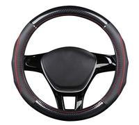 R-timer Housse de Volant Voiture pour Skoda Scala 2023-2026 | Texture Cuir De Vachette, Surface Respirante Agréable, Prise En Main Antidérapante, Conception Résistante À L'usure