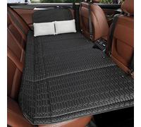 R-timer Matelas Arrière De Voiture pour Ford Puma 2019-2023 2024, Pliable Lit Voyage Auto Cuir Confortable Charge 200kg Gain De Place Camping,B Black