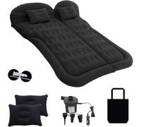 R-timer Matelas Gonflable de Voiture pour Toyota Rav4 RAV 4 Hybrid Limited Prime se 2002-2021, Pneumatique de Voiture avec Pompe à air de Matelas Plus épais,Black