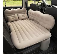 R-timer Matelas Gonflable Voiture pour Citroen C3 Cross Grand VTS C5 C1 C4 C6 C2, Lit de Voyage Arrière avec Coussins, Système de Sommeil en Matériau Premium,Beige