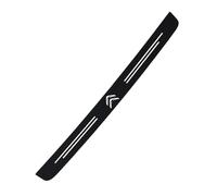 R-timer Protection de Pare-Chocs Arrière Fibre de Carbone pour Citroen C5 Aircross 2017-2024 2025, Plaque Seuil de Coffre Film Protection Seuil de Coffre, Film Autocollant