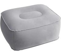 R-timer Repose-Pieds Gonflable Voiture pour VW Fox-2003-2011 | Repose-Jambes PVC Flocé Ergonomique Coussin Voyage, cale pied gonflable voyage