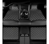 R-timer Tapis sur Mesure pour Audi A6 Avant C8 4K I 2018-2024 Tapis pour Intérieur de Véhicule, Tapis Voiture Tous Temps pour Voiture Protection,Black+White