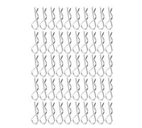 R Type de pince de coupe de corps Accessoires en fer inoxydable Convient pour 1/10 1/12 1/16 Échelle RC Coque de voiture, retrait facile et installation pour modélisateur RC