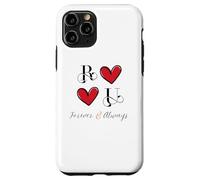 R & U Initiales de couple, mariage, anniversaire, Mr & Mrs Coque pour iPhone 11 Pro