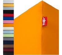 r-up Beste drap housse 140x200-160x220 jusqu´à 35cm de hauteur beaucoup de couleurs 95% coton / 5% élasthanne 230g/m² (orange)