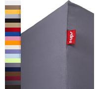 r-up Beste drap housse 180x200-200x220 jusqu´à 35cm de hauteur beaucoup de couleurs 95% coton / 5% élasthanne 230g/m² (gris)