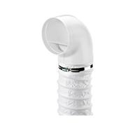 R-Urx Flux 150 Déflecteur 90° Avec Tuyau Flexible, Élément, Blanc, L 500
